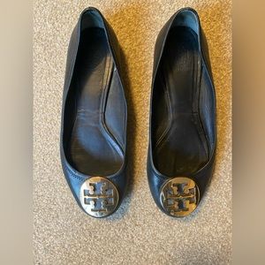 Tory Burch Black Reva Flats